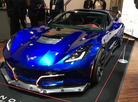 На CES-2018 представлен электрический суперкар Chevrolet C8 Corvette