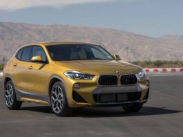 BMW X2 показали в золотистому варіанті