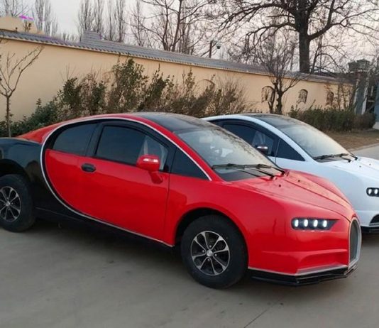 Китайці зробили «копію» Bugatti Chiron за 5000 доларів