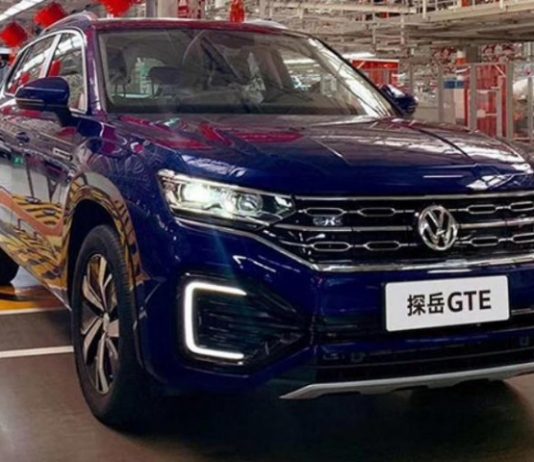 Названа дата початку продажів нового Volkswagen Tayron GTE