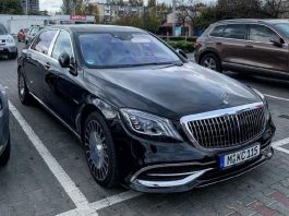 В Україні помітили Mercedes-Maybach на європейських номерах (фото)