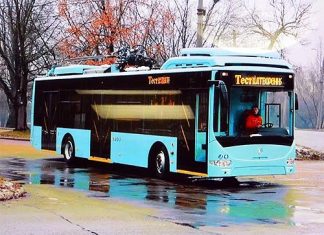 В Украине разработали необычный троллейбус с динамической подзарядкой