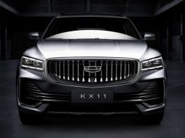 У Мережі показали зображення нового флагманського кросовера Geely