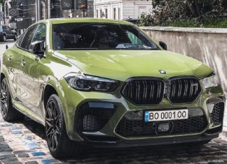 В Украине «засветился» заряженный кроссовер BMW с крутым номером
