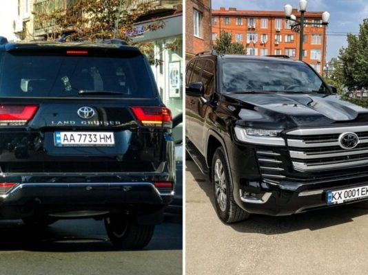 В Україні зростає кількість кортежів з новими Toyota Land Cruiser 300