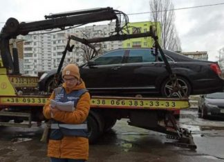У киянки забрали Mercedes-Benz S-классу за несплачені штрафи з камер