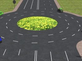 Як проїхати нерегульоване перехрестя з круговим рухом