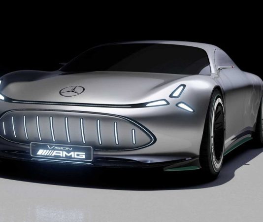 Mercedes показала концепт електричного спорткара Vision AMG
