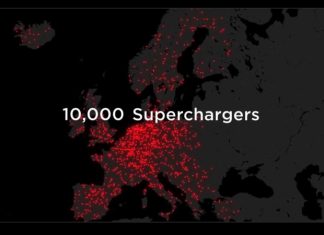 Tesla відзначає встановлення 10 000 зарядних станцій в Європі