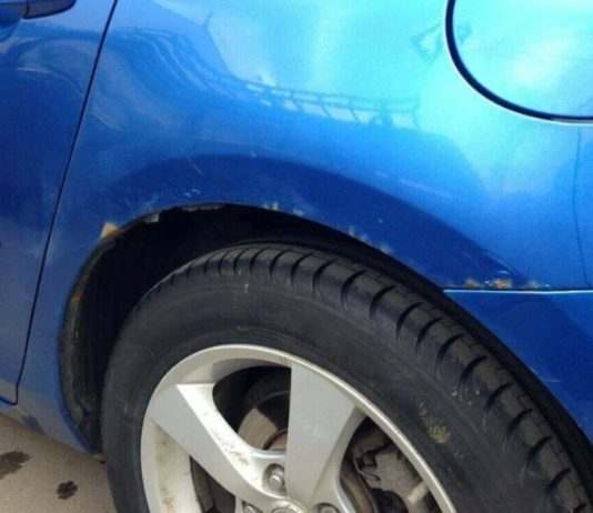 У яких місцях на кузові автомобіля може з’явитися іржа до кінця зими