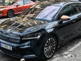 Першу електричну Skoda Enyaq iV Founders Edition помітили у Києві
