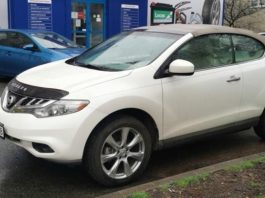 В Україні помітили рідкісний Nissan у кузові кросовер-кабріолет