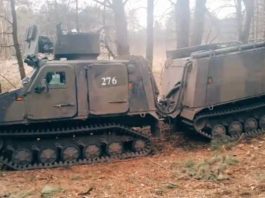Незвичайні гусеничні всюдиходи Bandvagn засвітилися на фронті – фото