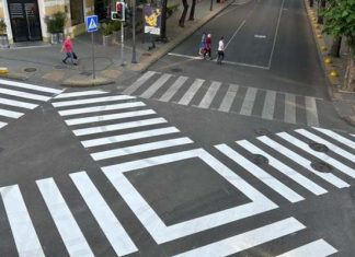 Як виглядає перший діагональний пішохідний перехід в Одесі