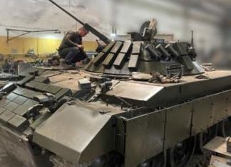 Українські майстри створили унікальний гібрид танка та БМП – фото