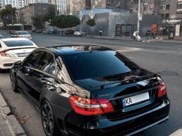 Перший у світі заряджений седан Brabus E V12 привезли до України (фото)