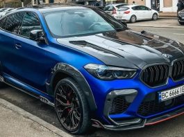 У Києві помічено рідкісний кросовер BMW X6 M з тюнінгом від Manhart У Києві помічено рідкісний кросовер BMW X6 M з тюнінгом від Manhart