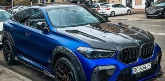 У Києві помічено рідкісний кросовер BMW X6 M з тюнінгом від Manhart