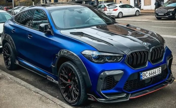 У Києві помічено рідкісний кросовер BMW X6 M з тюнінгом від Manhart