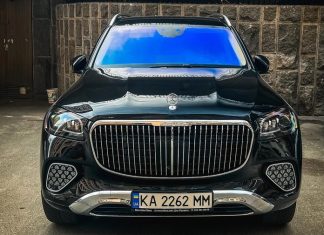 В Киеве замечен 557-сильный кроссовер Maybach GLS модельного ряда 2024 года
