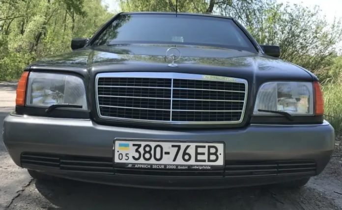 Опубліковано фото легендарного Mercedes S600 Guard, купленого в українського політика