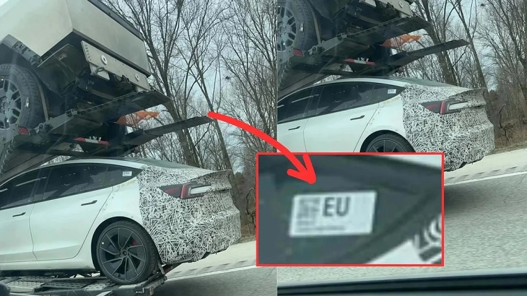 Опубліковано перші живі фото найпотужнішої Tesla Model 3 Ludicrous