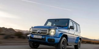 Новий електричний Mercedes-Benz G-Class випробували на льоду