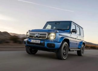 Новий електричний Mercedes-Benz G-Class випробували на льоду