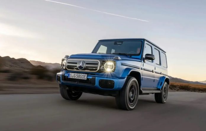 Новий електричний Mercedes-Benz G-Class випробували на льоду