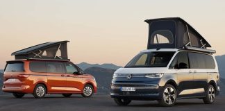 Volkswagen представив новий автокемпер із підйомним дахом на базі T7 Multivan