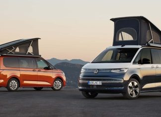 Volkswagen представив новий автокемпер із підйомним дахом на базі T7 Multivan