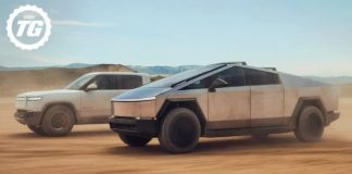 Електропікапи Tesla Cybertruck і Rivian R1T зійшлися в гонці з бездоріжжя (відео)