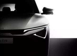 Kia показала перші тизери оновленого кросовера EV6