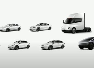 Tesla готується випустити три нові електромобілі