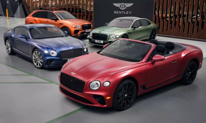 Bentley зробила матову фарбу для своїх моделей