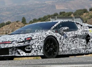 Шпигунські знімки нового суперкара Lamborghini оприлюднені в мережі