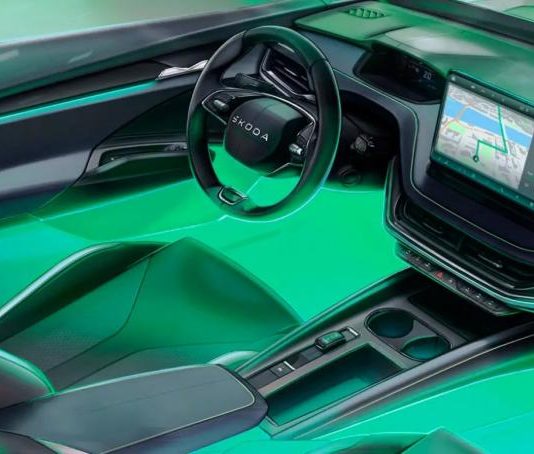 Skoda показала кермо нового кросовера Elroq Skoda показала кермо нового кросовера Elroq