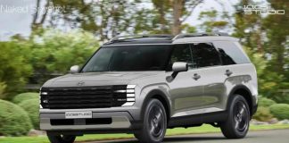 Hyundai Palisade 2025: чергові рендери нового покоління