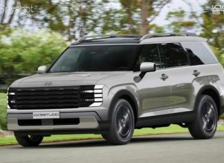 Hyundai Palisade 2025: чергові рендери нового покоління