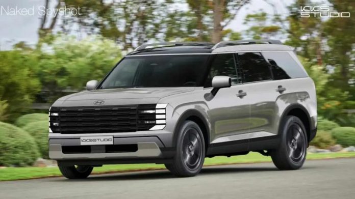 Hyundai Palisade 2025: чергові рендери нового покоління