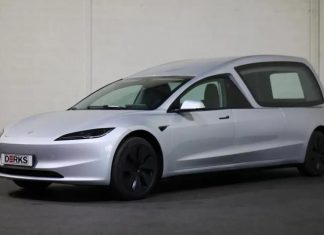 Tesla Model 3 стала катафалком: оновлена версія здивувала
