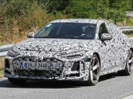 Вперше помічено новий Audi RS5 у версії седан