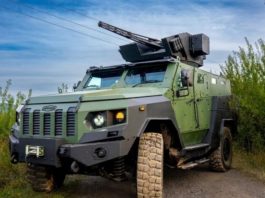 Новий український бронеавтомобіль “Варта 2” представлено на виставці MSPO-2024
