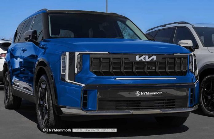 Перші зображення нового покоління великого кросовера Kia Telluride