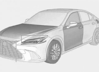 У Мережу потрапили фотографії нового Lexus ES 2026 року