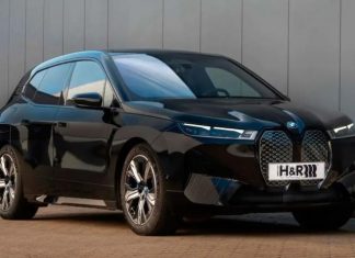 Новий занижений електрокросовер BMW iX від H&R показали на фото