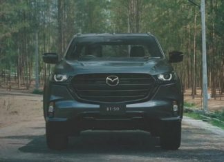 Mazda показала перше фото пікапа з гігантським логотипом