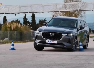 Кросовер Mazda CX-80 2025 року пройшов «лосиний тест»