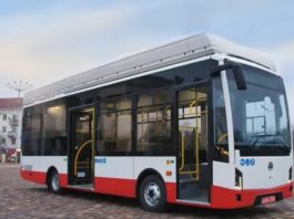 У Києві презентували перший електробус, розроблений в Україні У Києві презентували перший електробус, розроблений в Україні