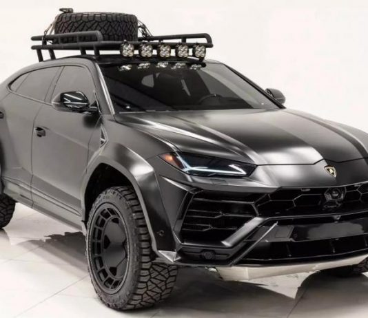 У продажу з’явився позашляховий Lamborghini Urus із шинами 33 дюйми (ФОТО) У продажу з'явився позашляховий Lamborghini Urus із шинами 33 дюйми (ФОТО)